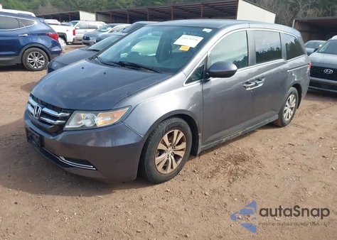 2016 Honda Odyssey Se из США, поврежденный, VIN 5FNRL5H3XGB043802